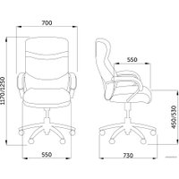 Офисное кресло AksHome Маршал (черный)