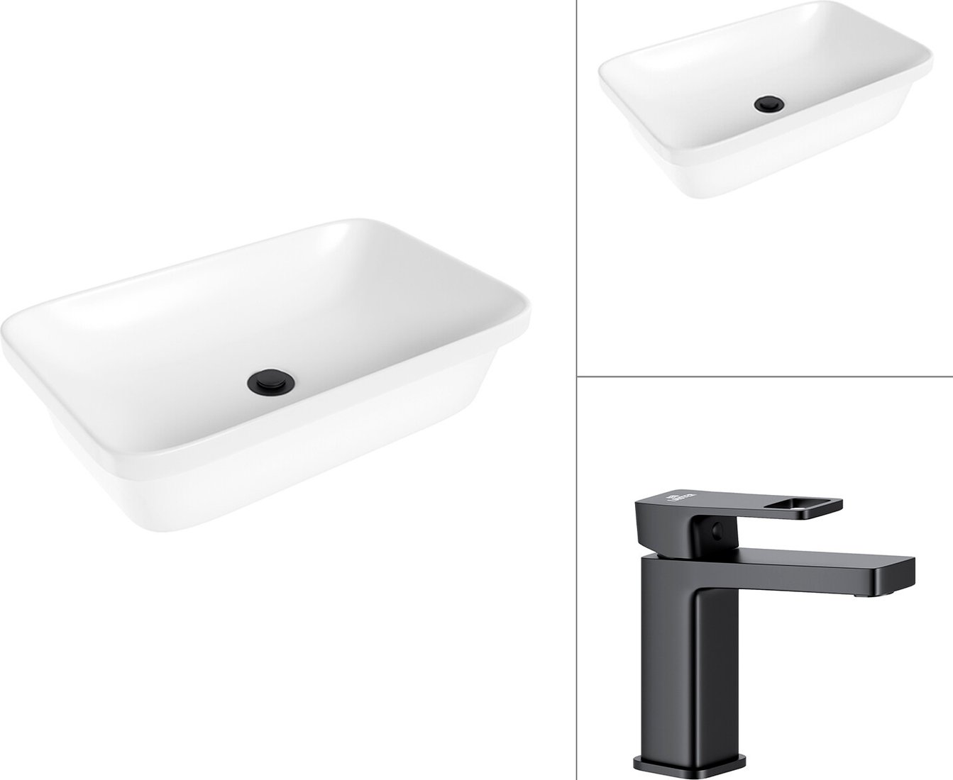 

Умывальник Lauter 21370 + Cascade 21СК655BS