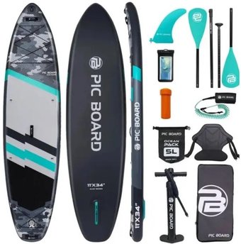 Сапборд Pic Board Camouflage Grey