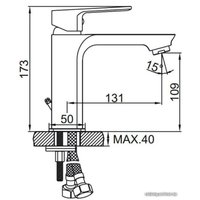 Смеситель Ledeme L1080Y