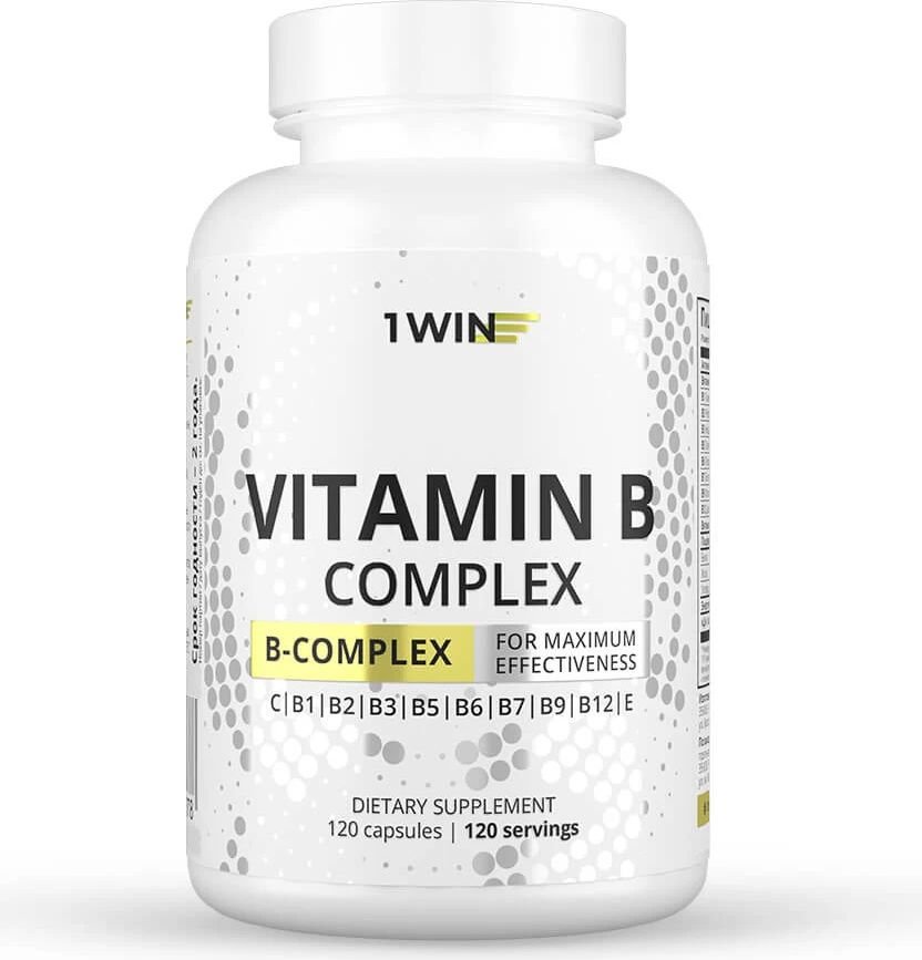 

Витамины, минералы 1WIN B-complex (120 капсул)