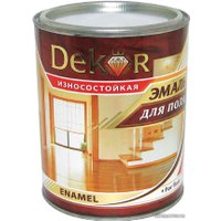 Эмаль Dekor для пола (светлый орех, 1.8 кг)