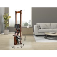 Гребной тренажер Unixfit Wood Rower Dark