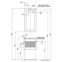  Aquanet Зеркало Нота 50 159095 (лайт)