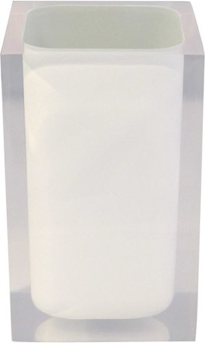 Стакан для зубной щетки и пасты Ridder Colours 22280101 (белый)