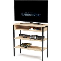 Стеллаж Mio Tesoro Mila Loft (дуб сонома/черный)