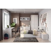 Кровать SV-Мебель Гамма 20 90х200 00-00105062 (ясень анкор светлый/сандал светлый) в Лиде