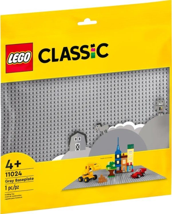 

Набор деталей LEGO Classic 11024 Серая базовая пластина