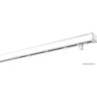 Карниз для штор Legrand раздвижной 1.6-2.2м 1-но рядный 58 091 488 (белый) в Гомеле