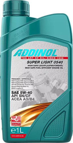 Super Light 0540 5W-40 1л