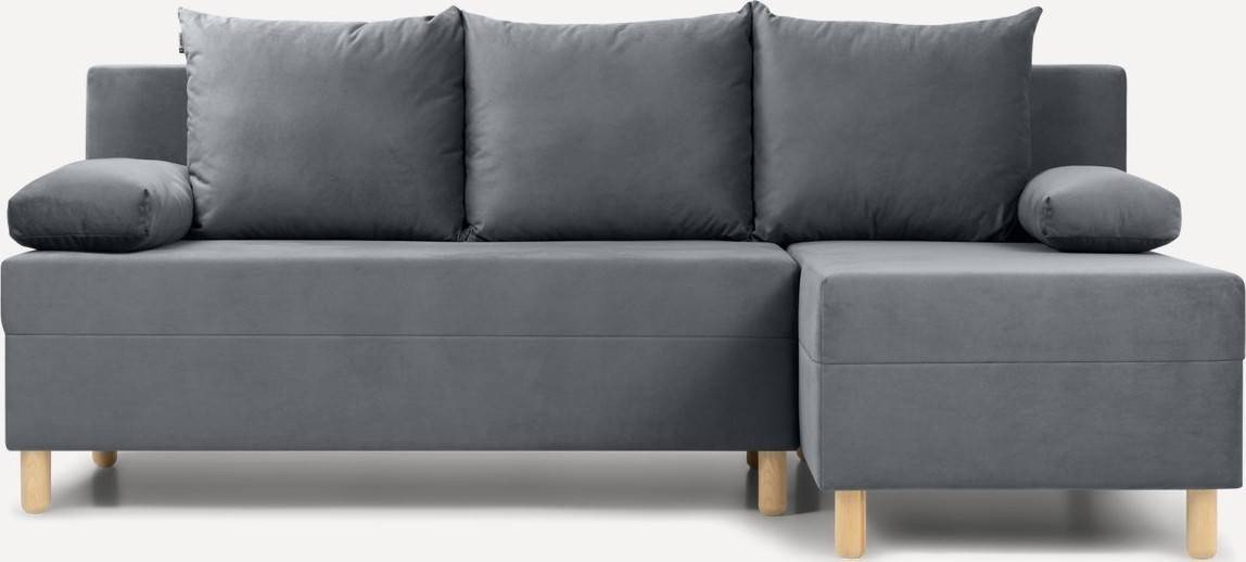 

Угловой диван Divan Амрано Velvet Grafit 169362 (серый)