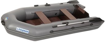 Моторная лодка Лоцман Стандарт 280 ЖС (серый)