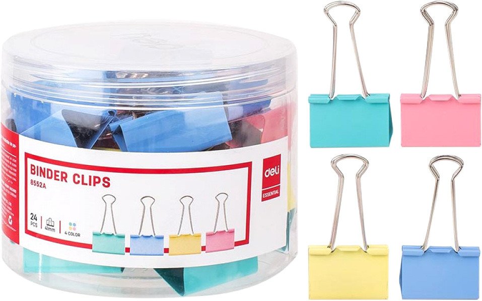 

Зажим для бумаги Deli E8552A