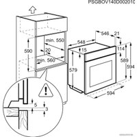 Электрический духовой шкаф Electrolux EOA5751ZOZ