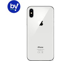 Телефон Apple iPhone X 64GB Восстановленный by Breezy, грейд C (серебристый) в Гомеле