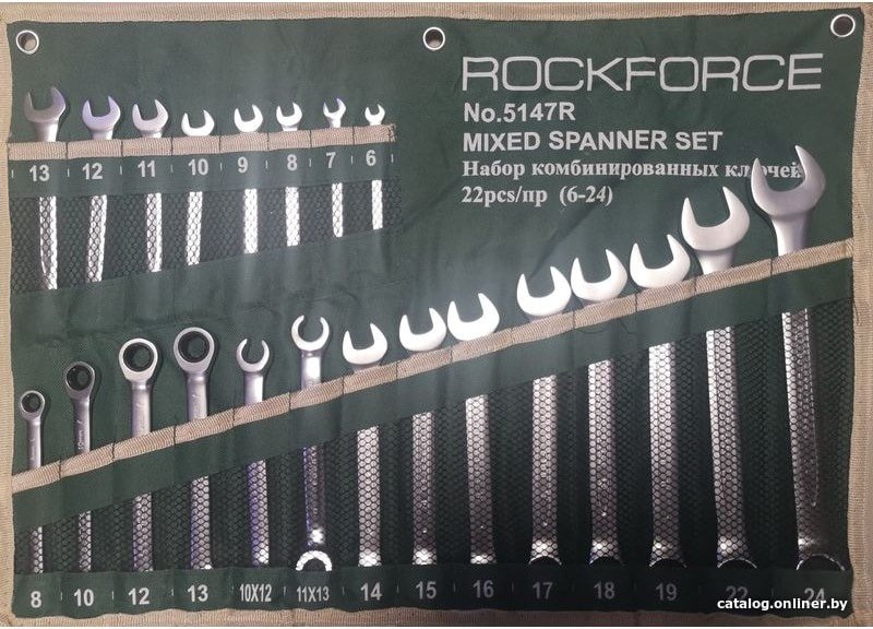 Набор ключей RockForce RF-5147R (22 предмета)