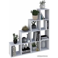 Стеллаж Polini Kids Home Smart Каскадный 10 секций (белый)