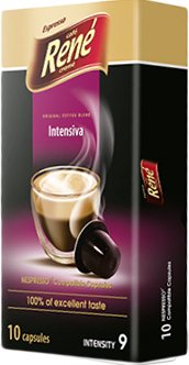 

Кофе в капсулах Rene Nespresso Intensiva 10 шт