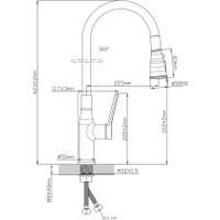 Смеситель Econoce D35 730 EC0733BL (черный)