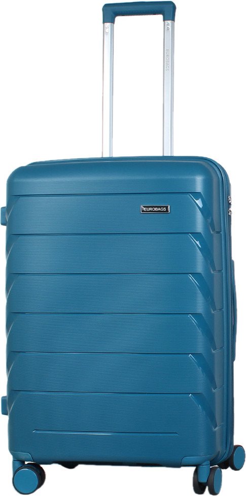 Чемодан-спиннер Eurobags PP-N86 (M, синий)