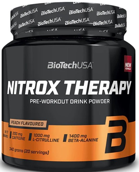 

Предтренировочный комплекс BioTech USA Nitrox Therapy (персик, 340г)