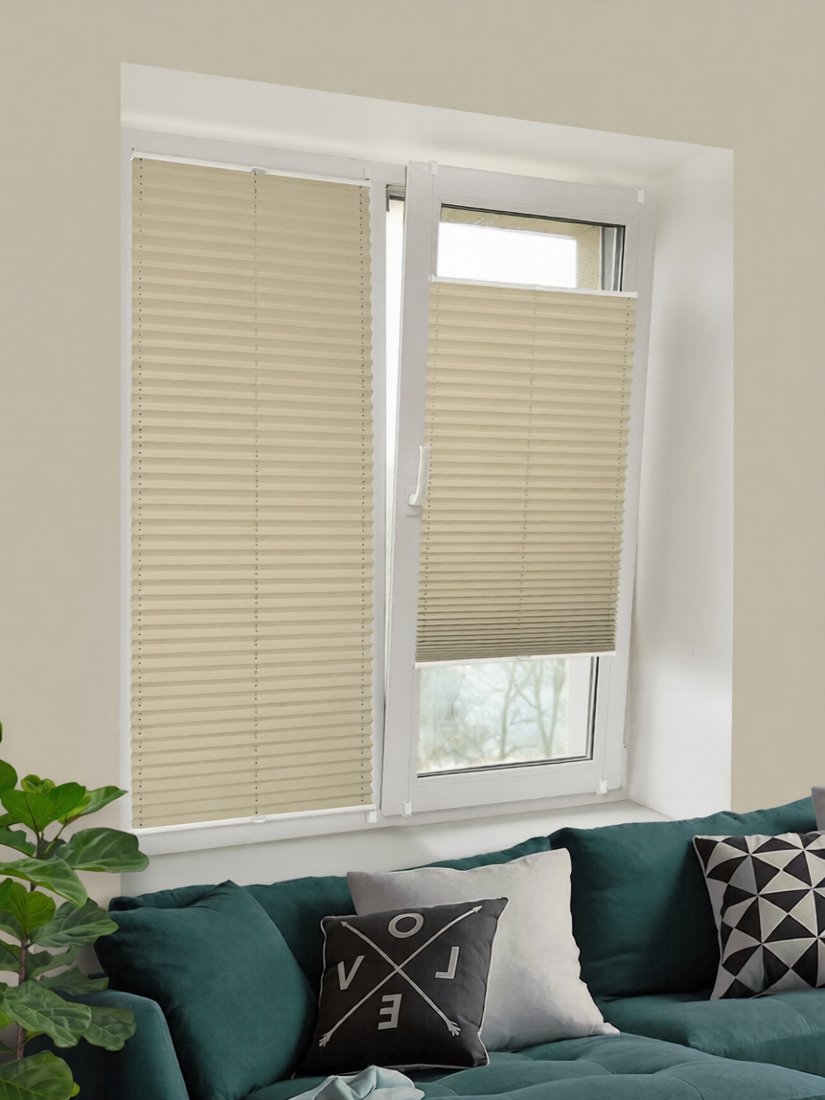 

Плиссе Delfa Crep BLO СПШ-36501 (34x160, бежевый)