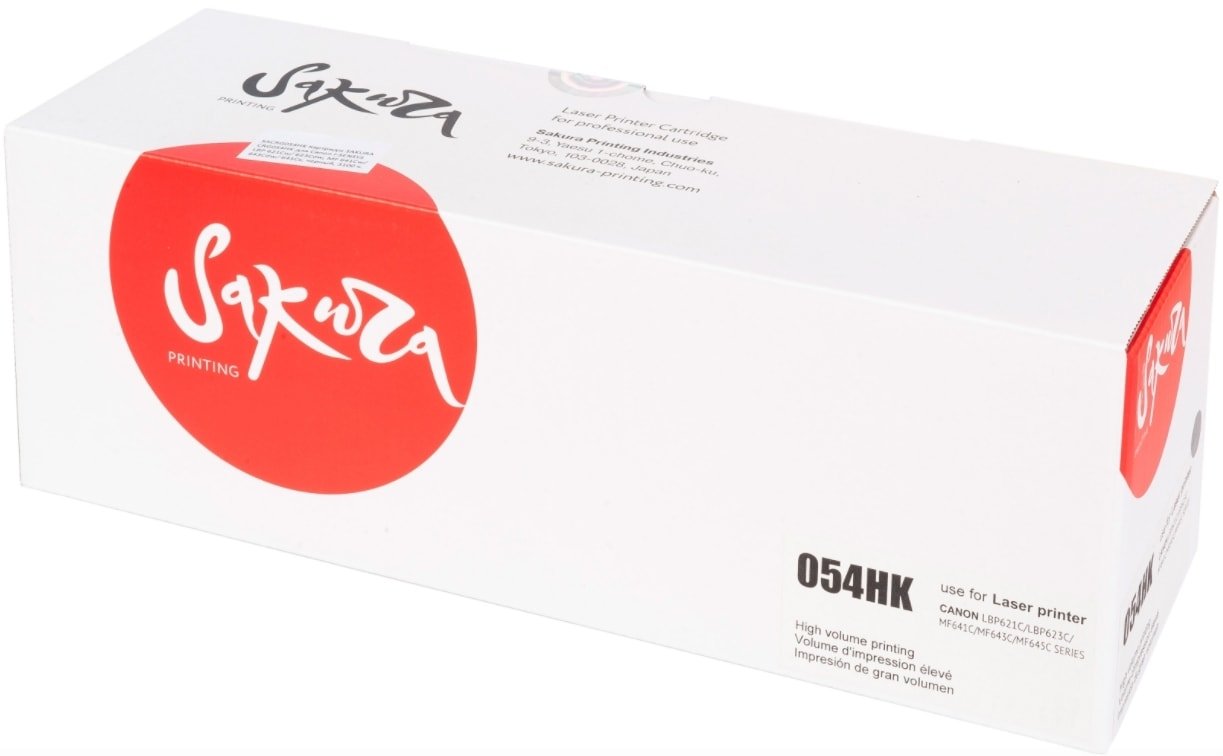 

Картридж Sakura Printing SACRG054HK (аналог Canon CRG054)