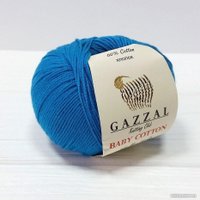 Пряжа для вязания Gazzal Baby Cotton 3428 50 г 165 м (бирюза)