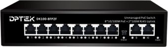 Неуправляемый коммутатор DPTEK DK100-8FP2F-W