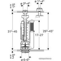 Спускной клапан Geberit 282.303.21.2