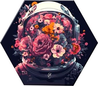 Картина по номерам ILikeGift Цветущая вселенная BVS0003