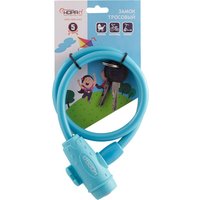 Тросовый велосипедный замок Нора-М №33 (ф6x800мм, голубой)