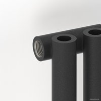 Стальной трубчатый радиатор Сунержа Эстет-0 1200х225 5 секций (темный титан муар)