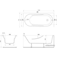 Ванна Cersanit Mito Red 170x70