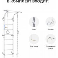 Спортивный комплекс для ребенка Romana Next Muar 01.21.8.00.490.03.06-24 (белый муар) в Орше