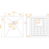 Душевой поддон RGW Stone Tray-W 14152910-01-11