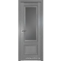 Межкомнатная дверь ProfilDoors 2.90XN L 80x200 (грувд серый/стекло графит)