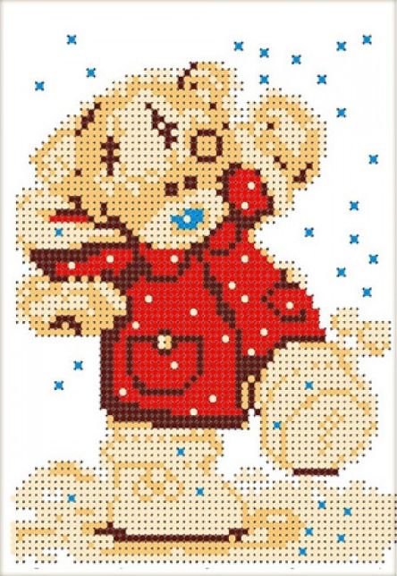 

Набор для вышивания Русская сказка Мишка Тедди ЧБ-Д-053б