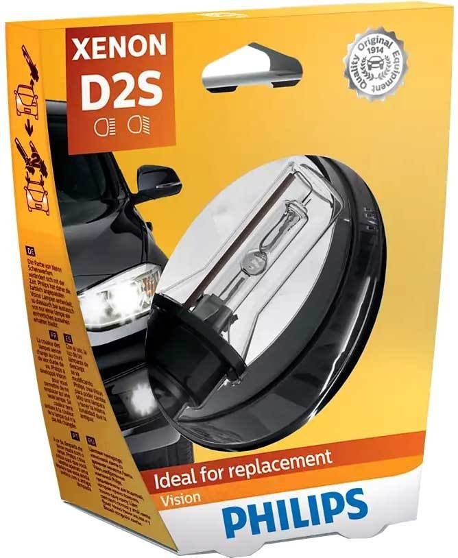 

Ксеноновая лампа Philips D2S Xenon Vision Blister 1шт