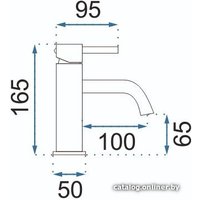 Смеситель Rea Lungo REA-B4500 (розовое золото)