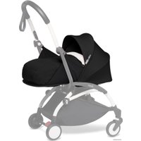 Универсальная коляска Babyzen Yoyo2 (2 в 1, мягкая люлька, белая рама, черный)