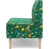 Диван Mio Tesoro Одос Принт (лимон зеленый/ткань микровелюр)