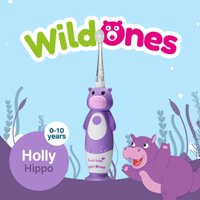 Электрическая зубная щетка Brush-Baby WildOnes Hippo