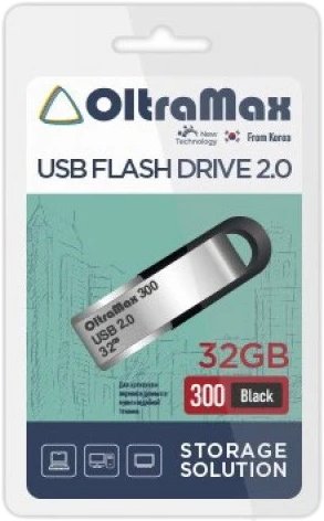 

USB Flash OltraMax 300 32GB (черный)