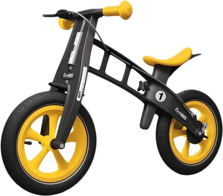 

Беговел FirstBIKE Limited с тормозом (желтый)