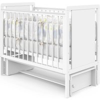 Классическая детская кроватка Indigo Classic маятник (белая аляска)