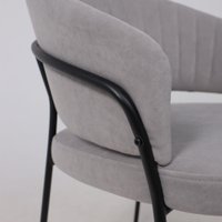 Стул Listvig Just (серый Brandy Light 22/черный)