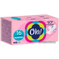 Тампоны без аппликатора Ola! Normal шелковистая поверхность (16 шт)