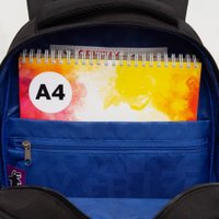 Школьный рюкзак Grizzly RB-452-3 (черный/синий)