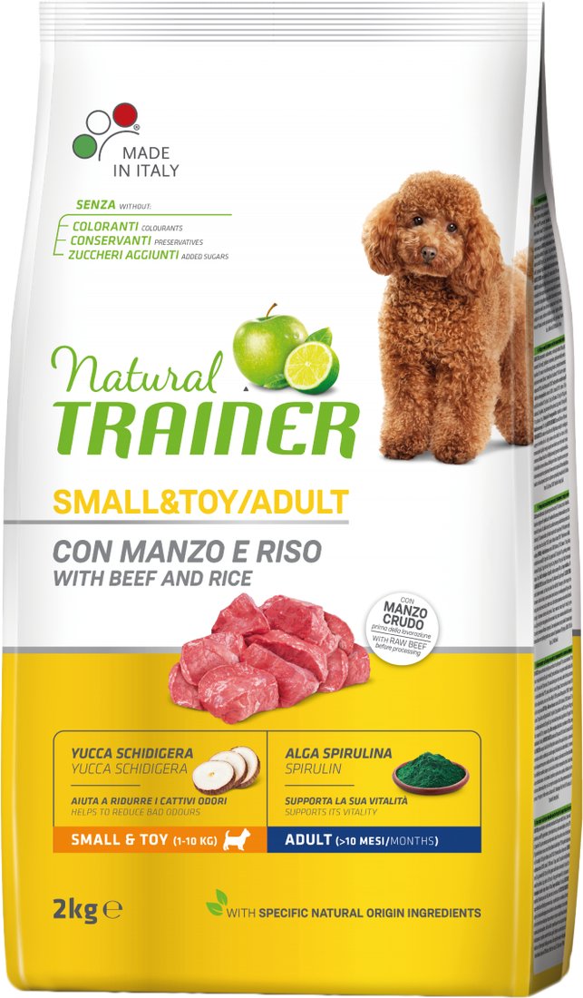 

Сухой корм для собак Trainer Natural Adult Mini with Beef and Rice 2 кг